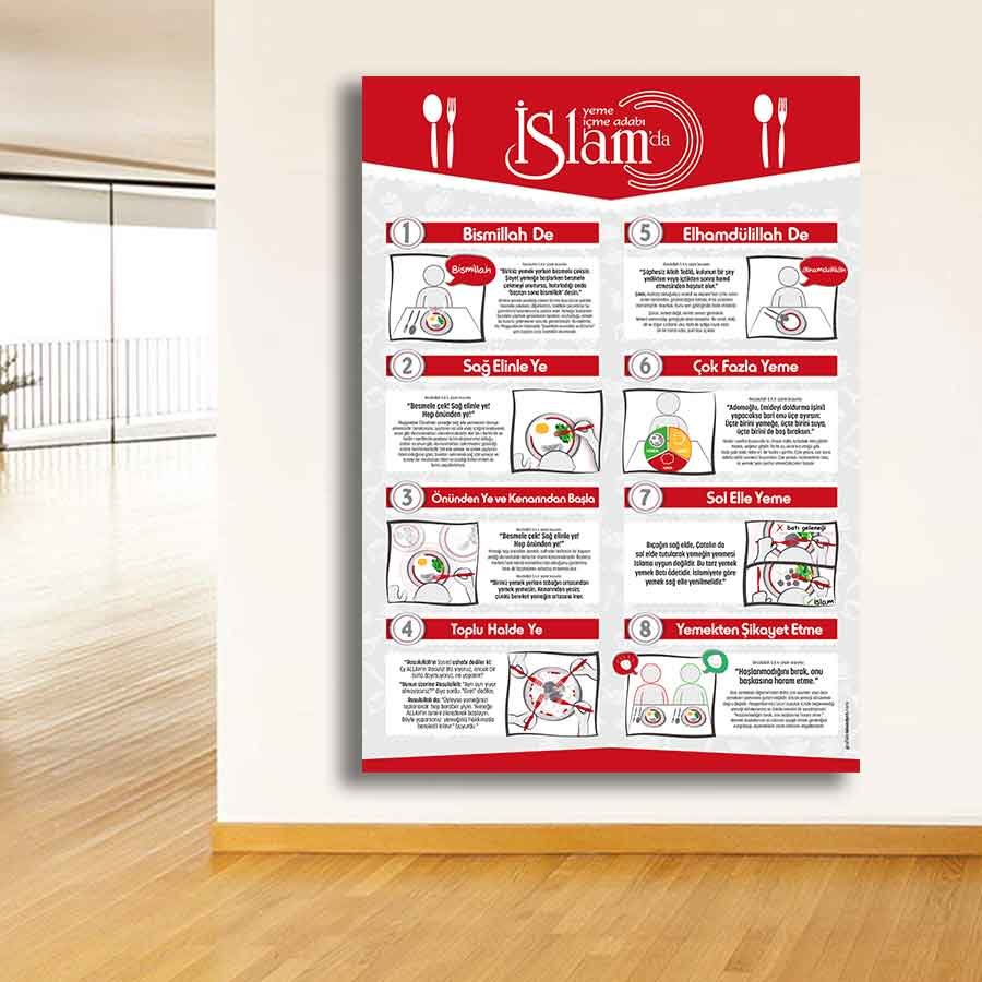 Yemek Adabı İmam Hatip Poster