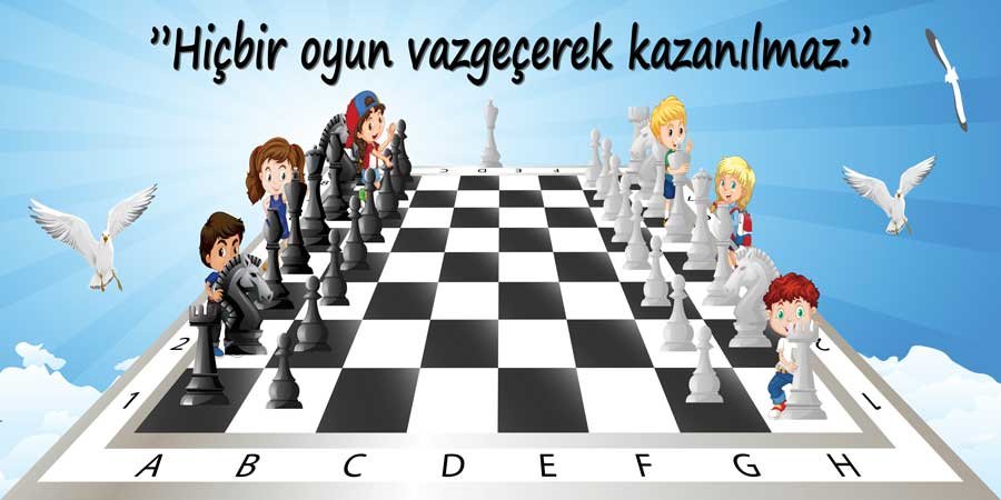 Satranç Sınıfı Duvar Giydirme