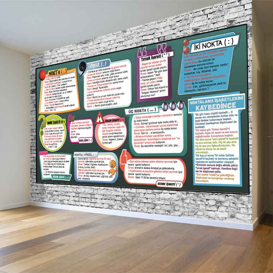 Noktalama İşaretleri Okul Posteri