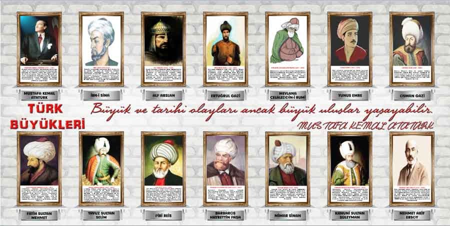 Türk Büyükleri Posteri