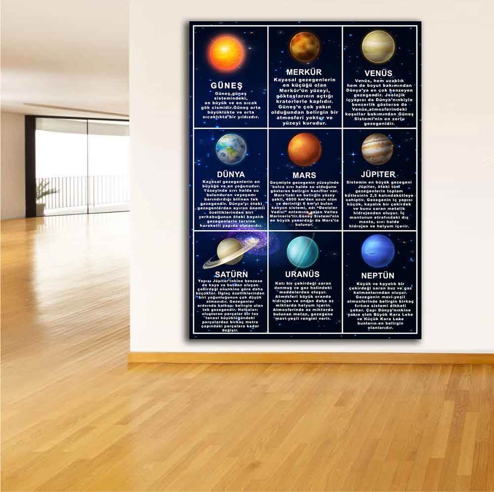 Gezegenler Okul Posteri