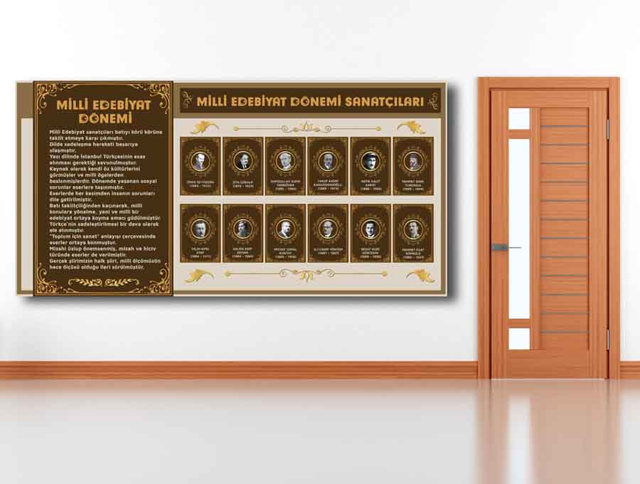 Milli Edebiyat Okul Posteri