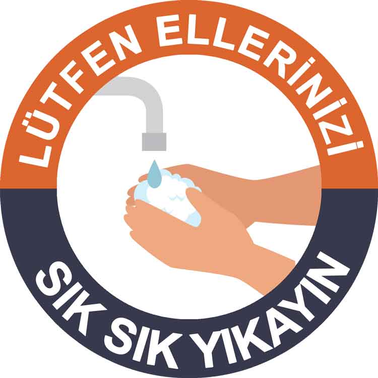 Korona Virüs Sosyal Mesafe Etiketi