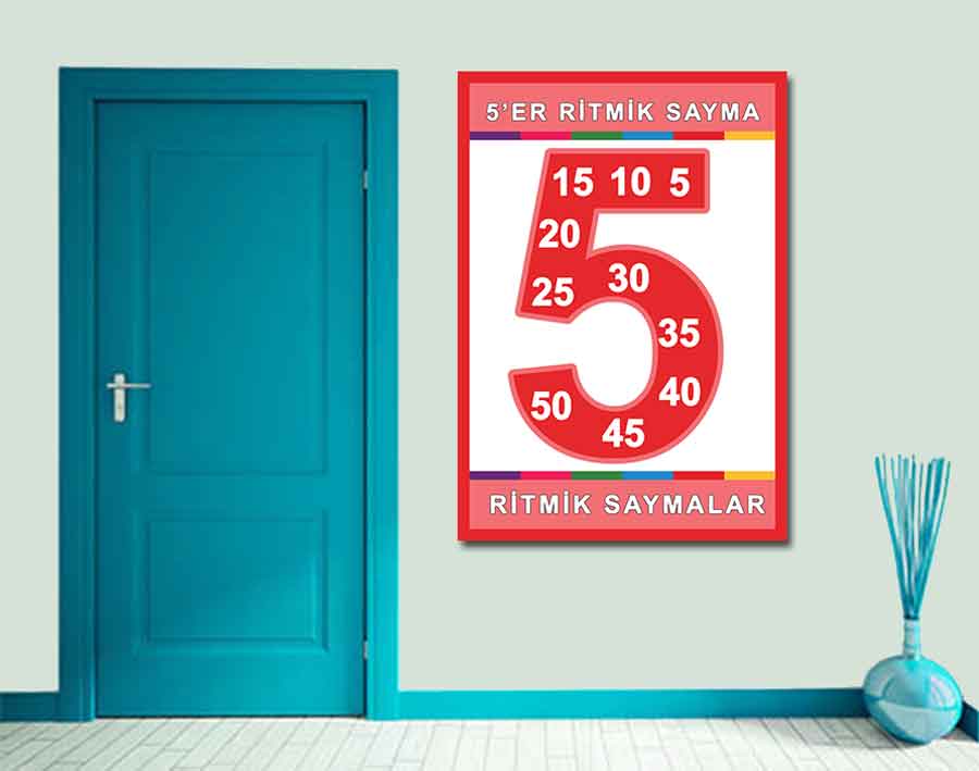 Ritmik Sayma İlkokul Posteri