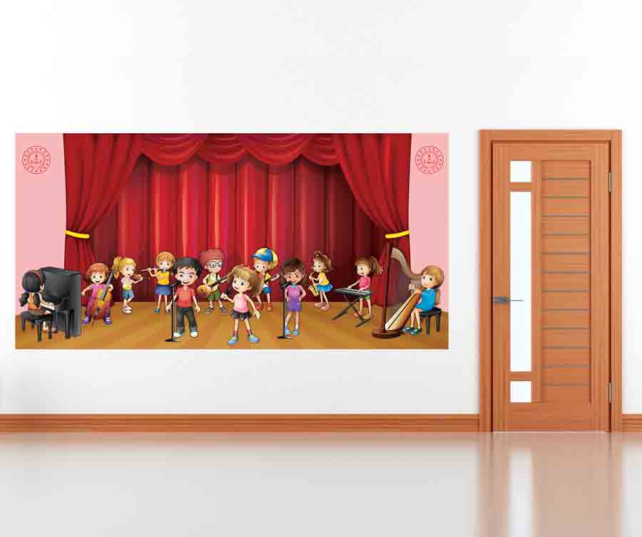 Çocuk Orkestrası Müzik Okul Posteri