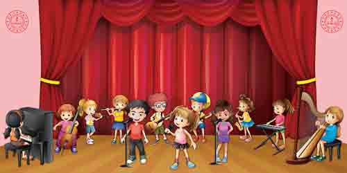 Çocuk Orkestrası Müzik Okul Posteri