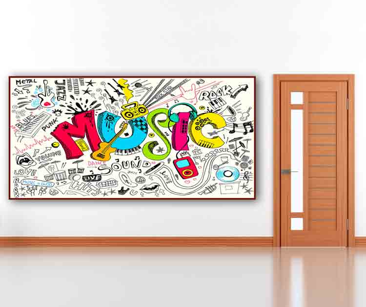 Müzik Sınıfı Okul Posteri