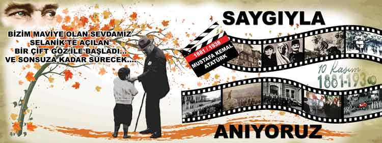 10 Kasım Atatürkü Anma Panosu