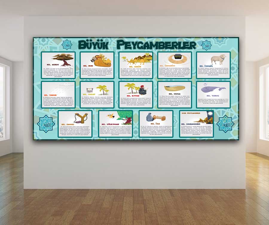 Büyük Peygamberler Okul Posteri