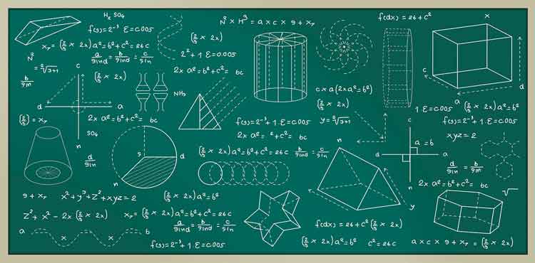 Matematiksel Formüller Okul Posteri