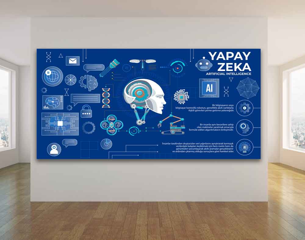 Yapay Zeka Okul Posteri