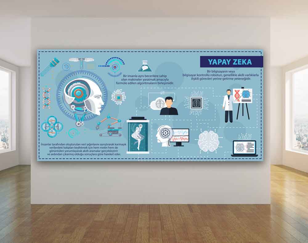 Yapay Zeka Okul Posteri
