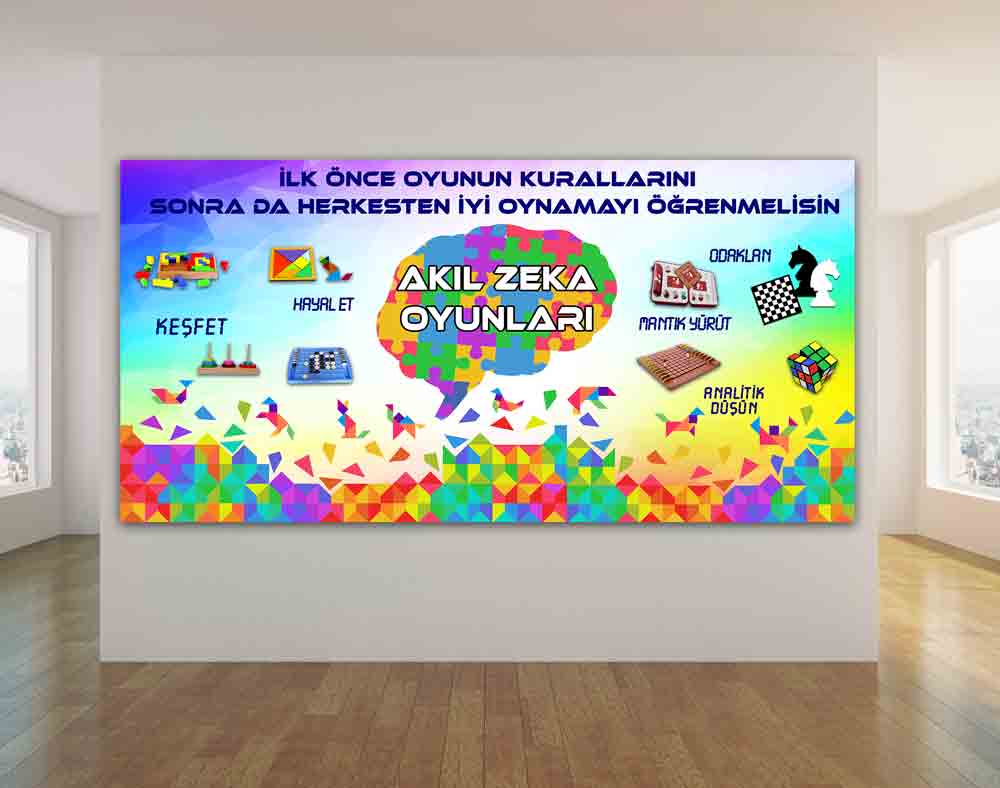 Akıl Zeka Oyunları Okul Posteri
