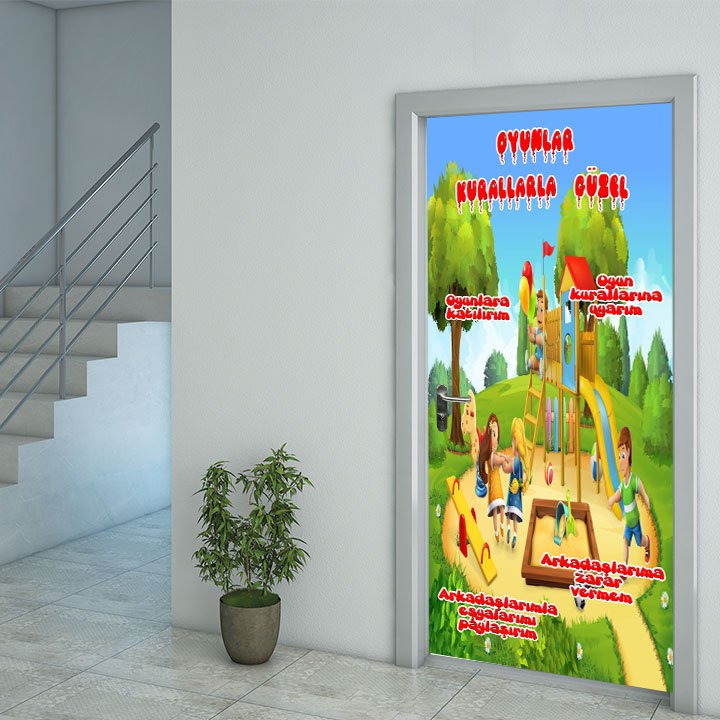 İlkokul Kapı Giydirme