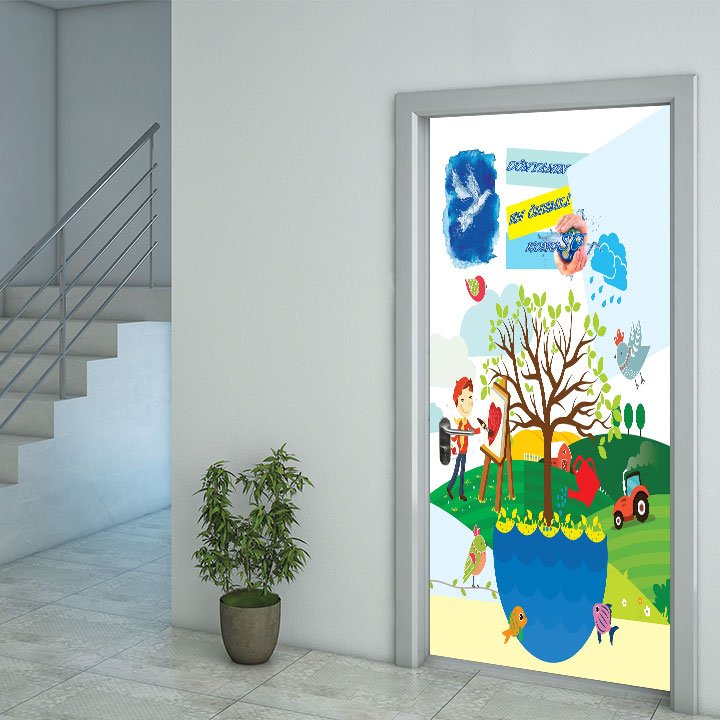 İlkokul Kapı Giydirme