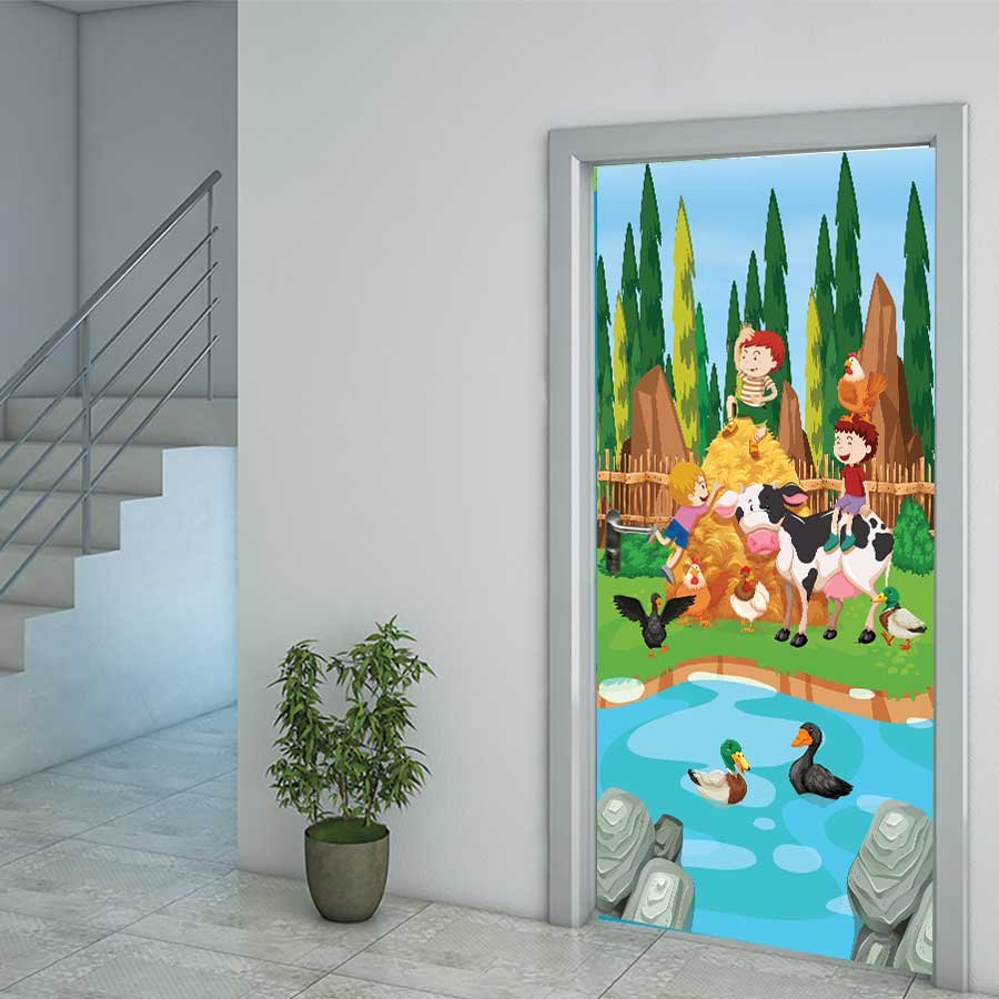 Anaokulu Kapı Giydirme