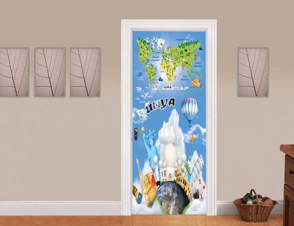 Dünya İlkokul Kapı Giydirme