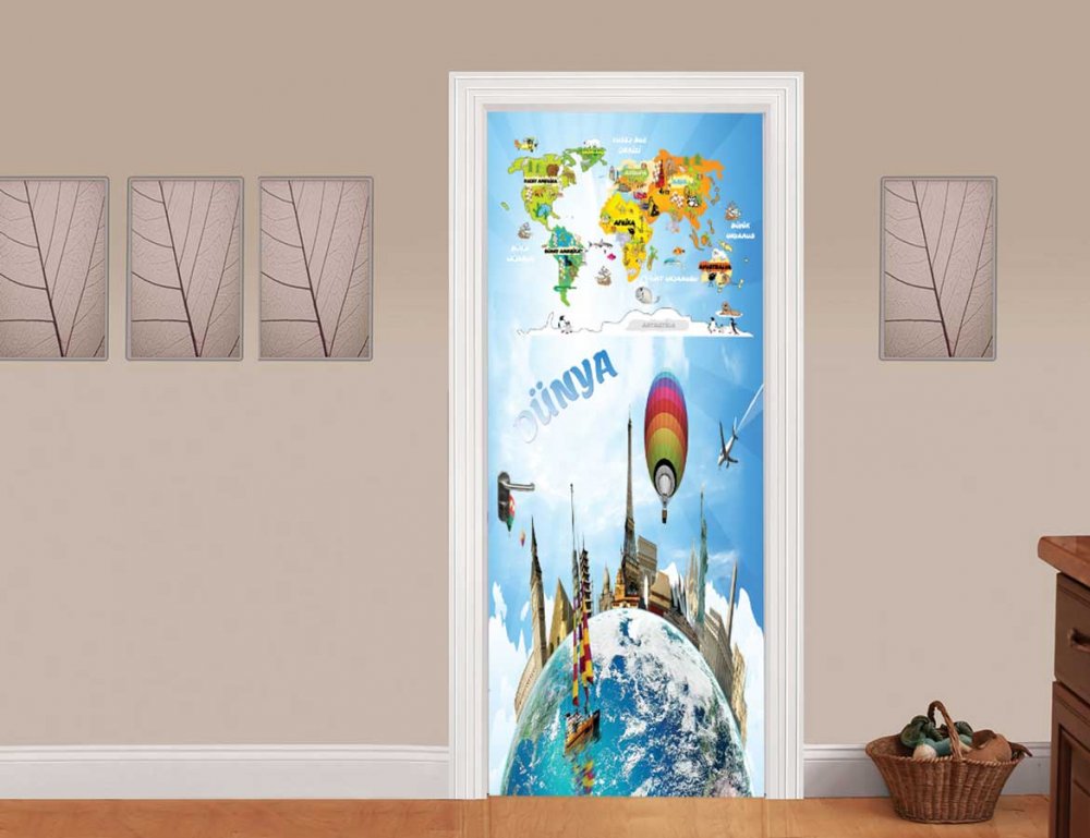 Dünya İlkokul Kapı Giydirme