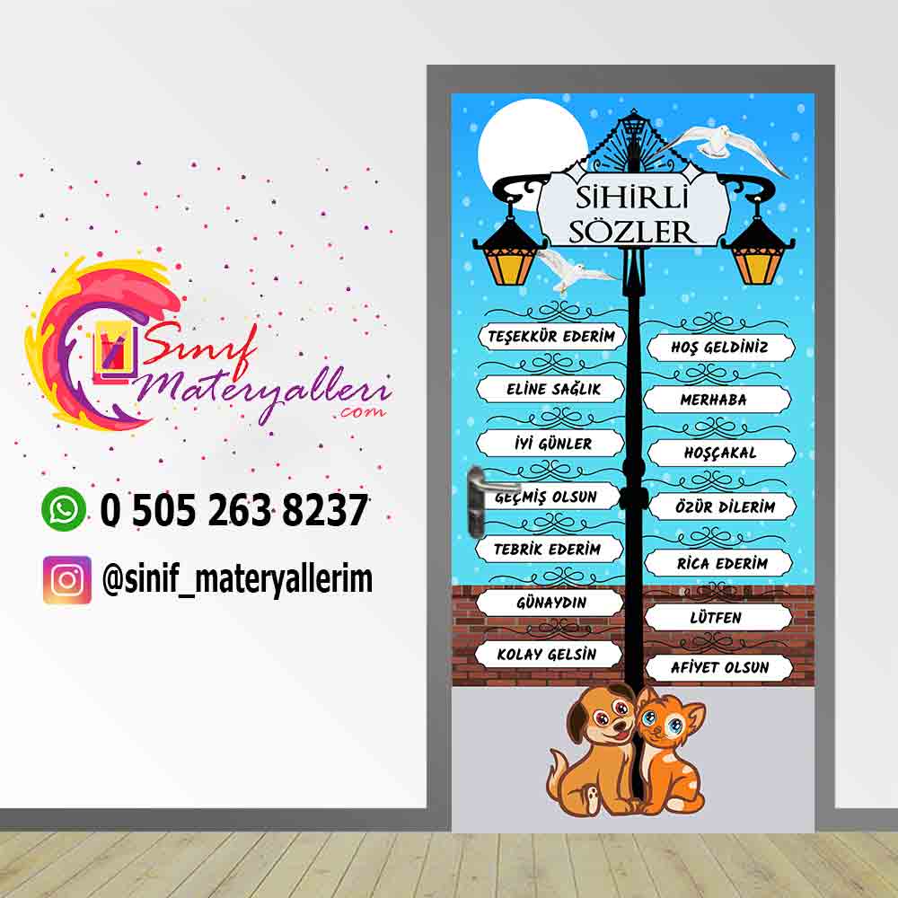 Sihirli Sözler Kapı Giydirme