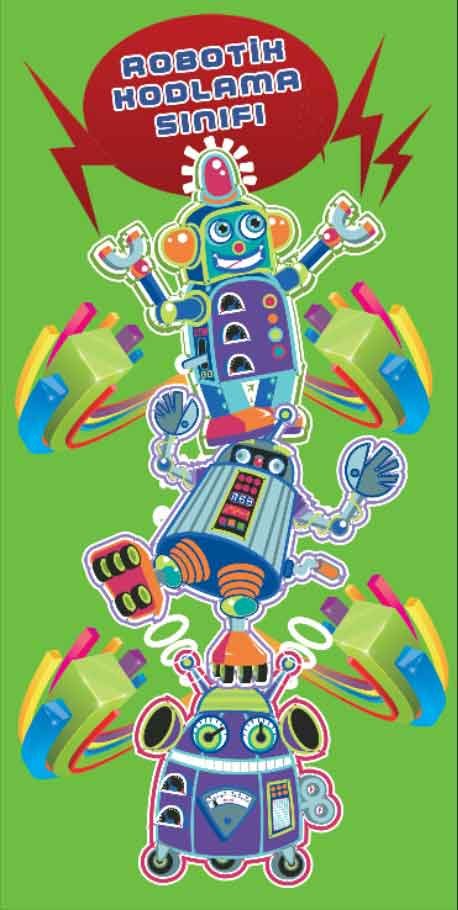 Robotik Kodlama Sınıfı Kapı Giydirme