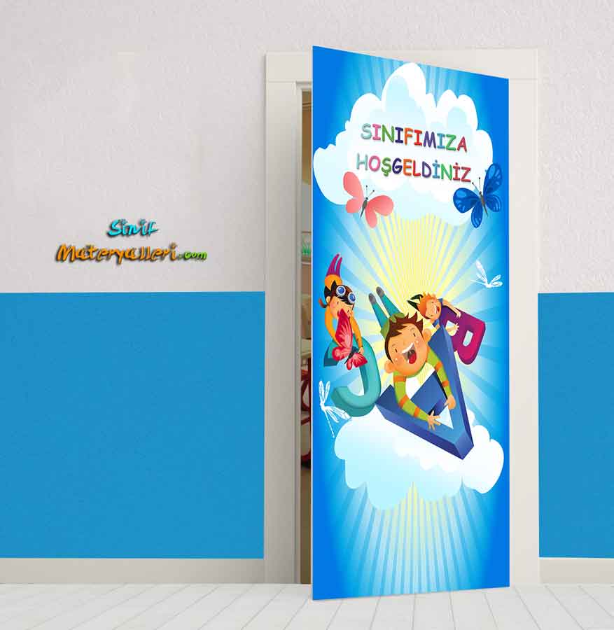 İlkokul Sınıf Kapısı Giydirme