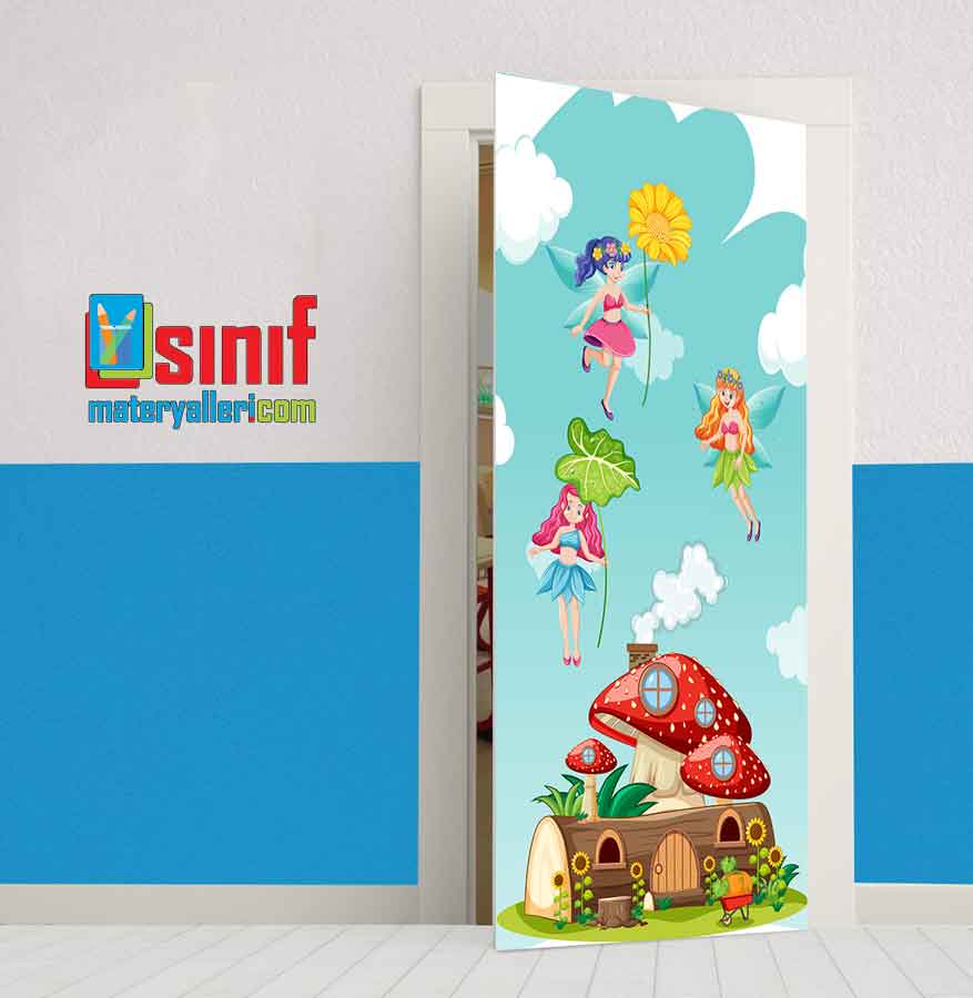 Anaokulu Okul kapı Giydirme