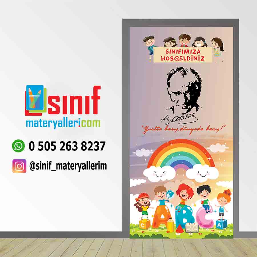 İlkokul Okul Kapı Giydirme