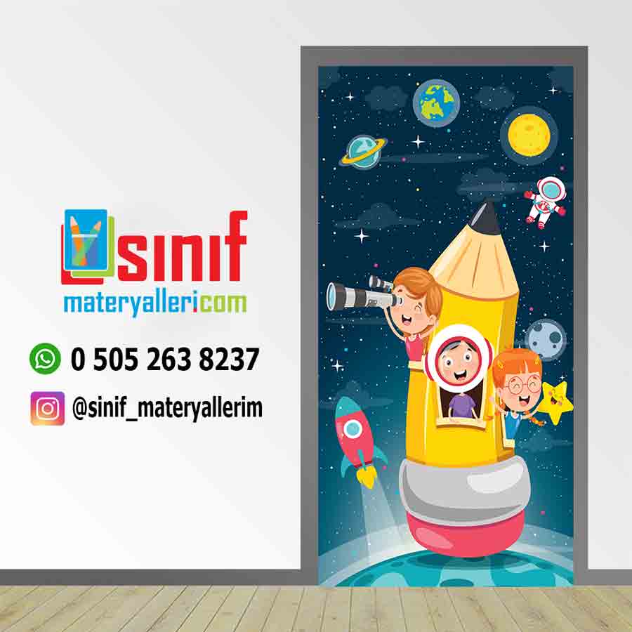 İlkokul Okul Kapı Giydirme