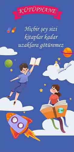 Kütüphane Okul Kapı Giydirme