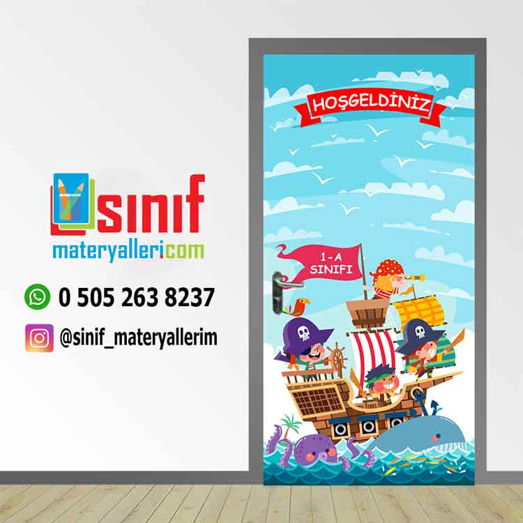 İlkokul Okul Kapı Giydirme