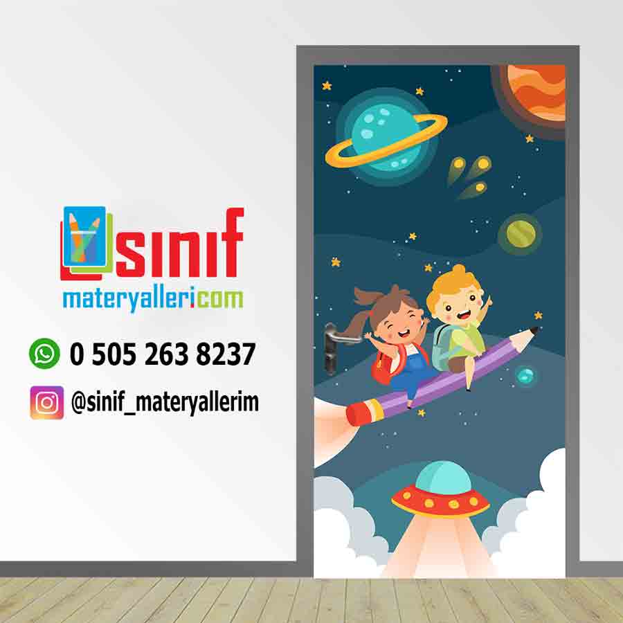 İlkokul Okul Kapı Giydirme