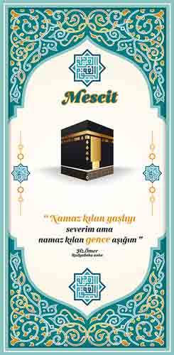 Okul Mescit Kapısı Giydirme