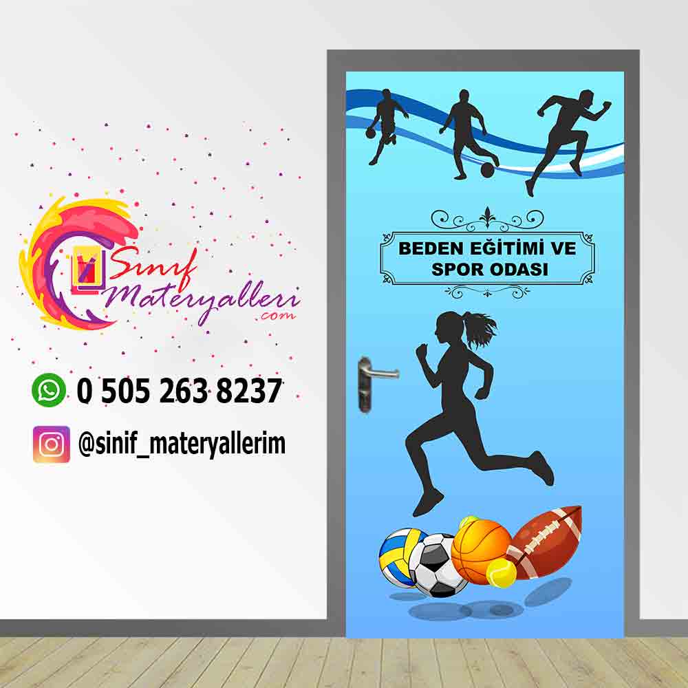Beden Eğitimi ve Spor Odası Kapı Giydirme