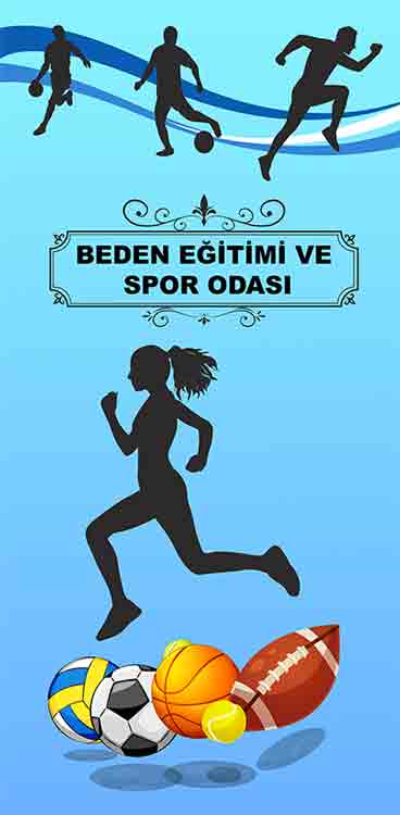 Beden Eğitimi ve Spor Odası Kapı Giydirme
