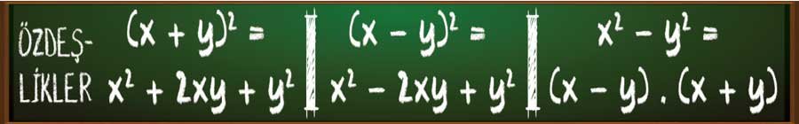 Matematik Özdeşlikler Kiriş Yazısı