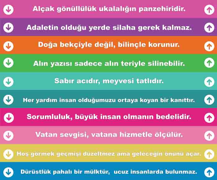 Güzel Sözler Merdiven Yazıları