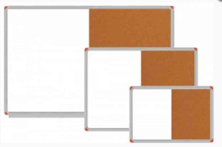 Çift Fonksiyonlu Mantar Pano Ve Yazı Tahtası