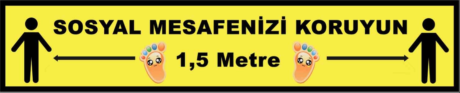 Sosyal Mesafenizi Koruyun Sosyal Mesafe Bandı