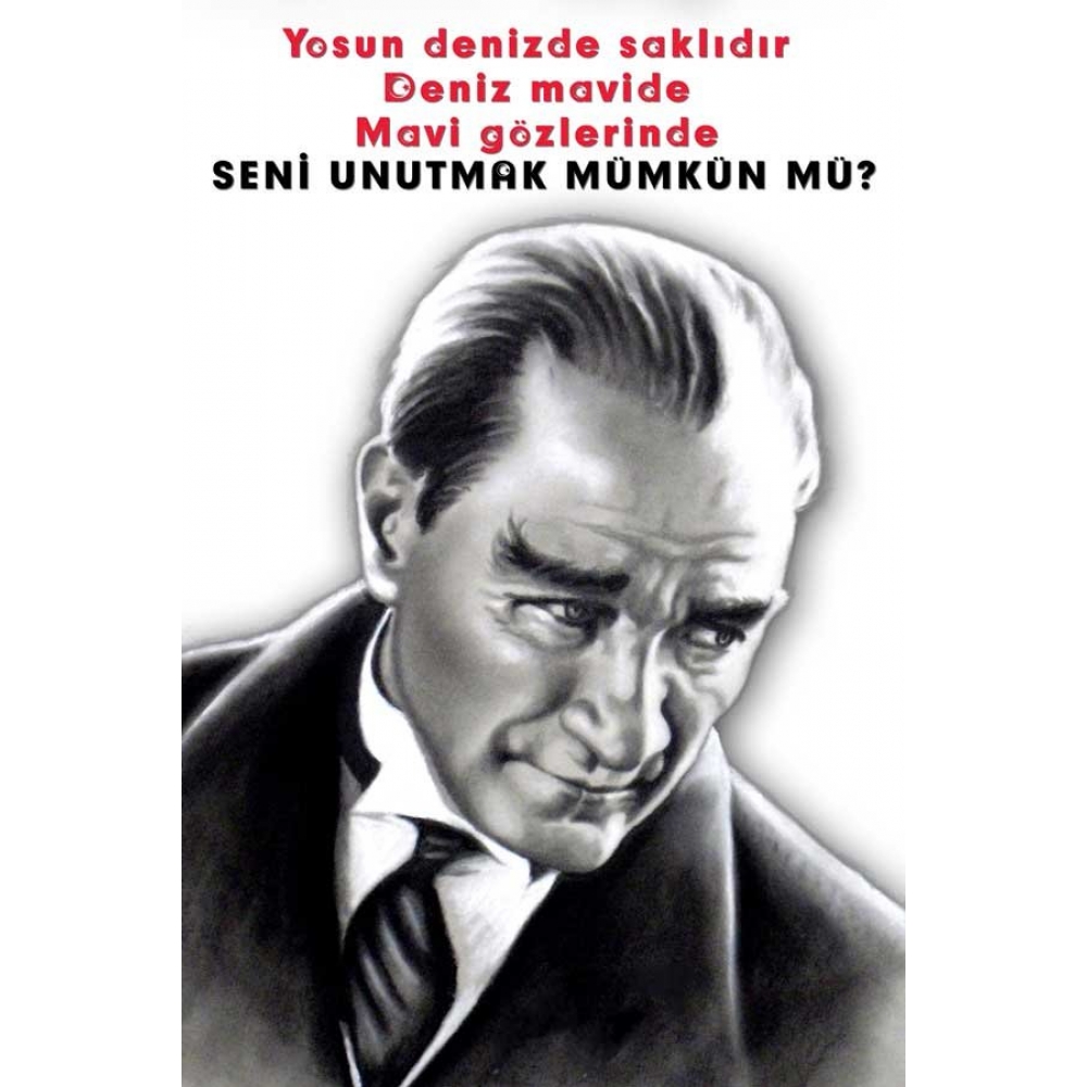 Atatürk Ders Afişi Posteri