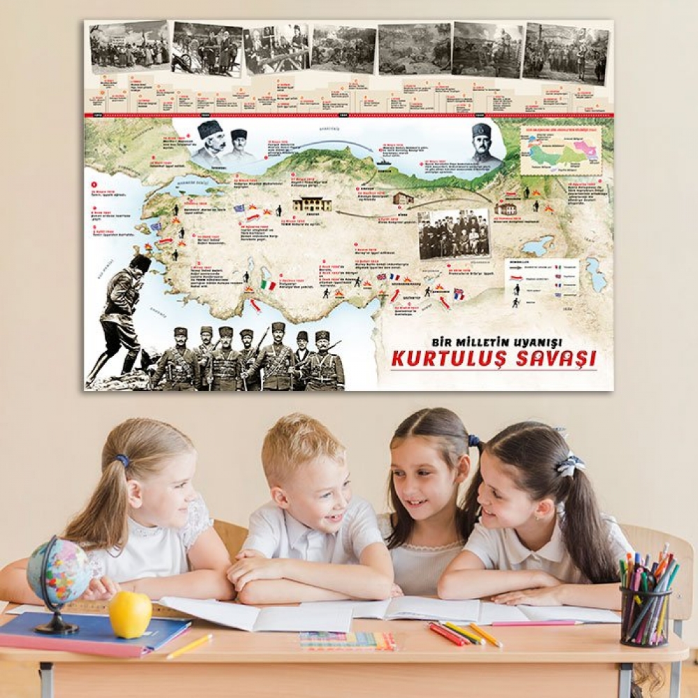 Kurtuluş Savaşı Ders Afişi Poster